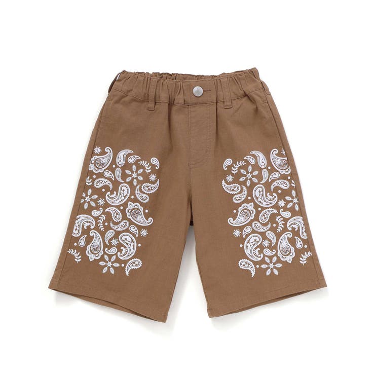 ペーズリープリントストレッチオックスハーフパンツ(90~150cm) | BeBe | 詳細画像7 