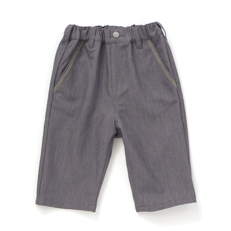 【WEB限定】ツイルストレッチポケットロゴプリントハーフパンツ(100~140c… | BeBe | 詳細画像9 