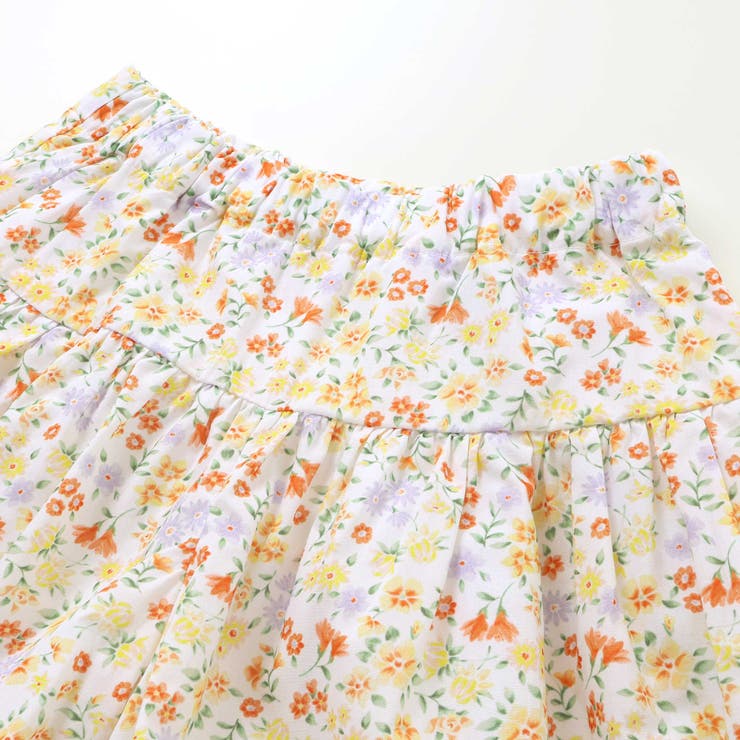 【お揃い】シャンドゥフルールプリントローンキュロットパンツ(90~150cm) | BeBe | 詳細画像11 
