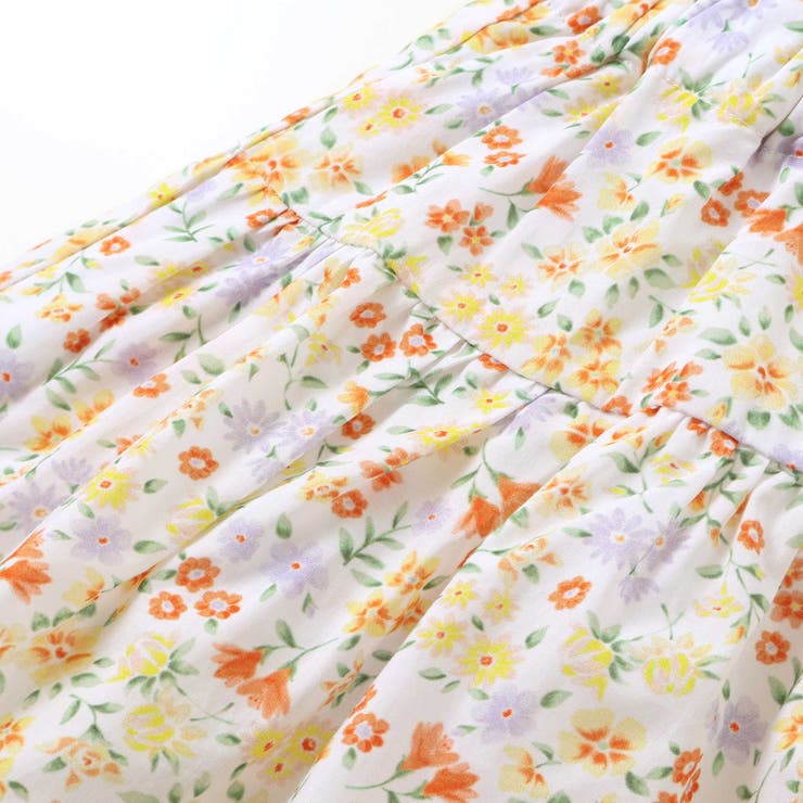 【お揃い】シャンドゥフルールプリントローンキュロットパンツ(90~150cm) | BeBe | 詳細画像12 