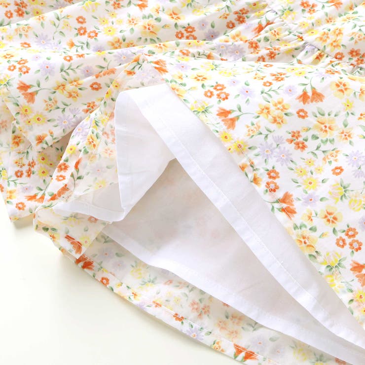 【お揃い】シャンドゥフルールプリントローンキュロットパンツ(90~150cm) | BeBe | 詳細画像14 