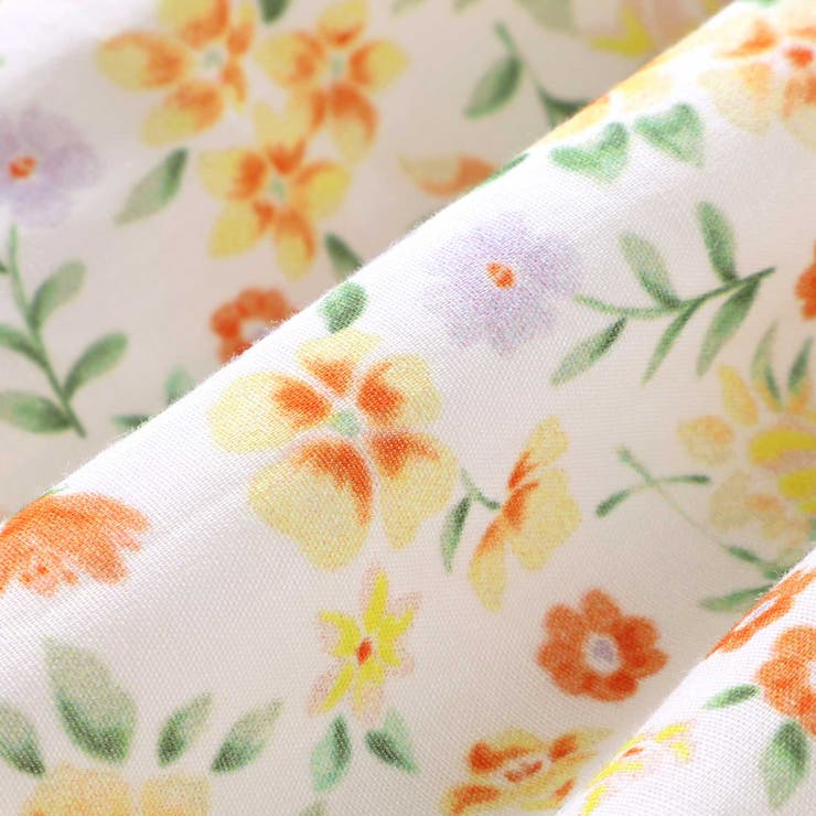 【お揃い】シャンドゥフルールプリントローンキュロットパンツ(90~150cm) | BeBe | 詳細画像16 