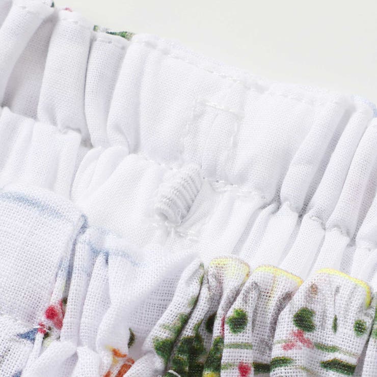 【お揃い】ブローニュプリントローンメロウフリルキュロットパンツ(90~150cm… | BeBe | 詳細画像12 