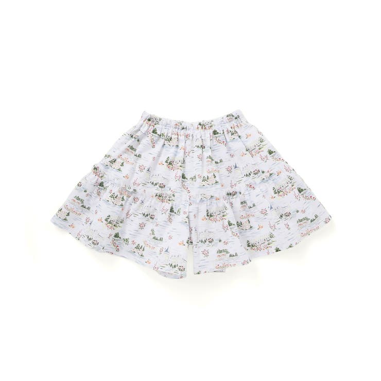 【お揃い】ブローニュプリントローンメロウフリルキュロットパンツ(90~150cm… | BeBe | 詳細画像7 