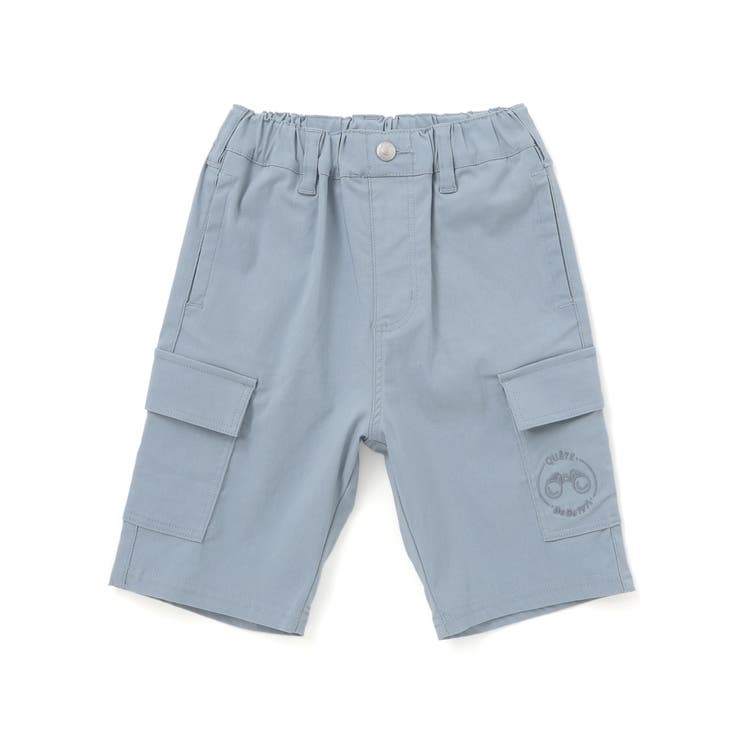 ストレッチウェザーグラス刺しゅうカーゴハーフパンツ(90~160cm) | BeBe | 詳細画像2 