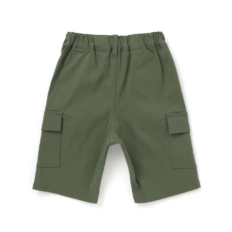 ストレッチウェザーグラス刺しゅうカーゴハーフパンツ(90~160cm) | BeBe | 詳細画像4 