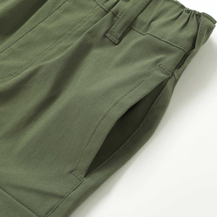 ストレッチウェザーグラス刺しゅうカーゴハーフパンツ(90~160cm) | BeBe | 詳細画像6 