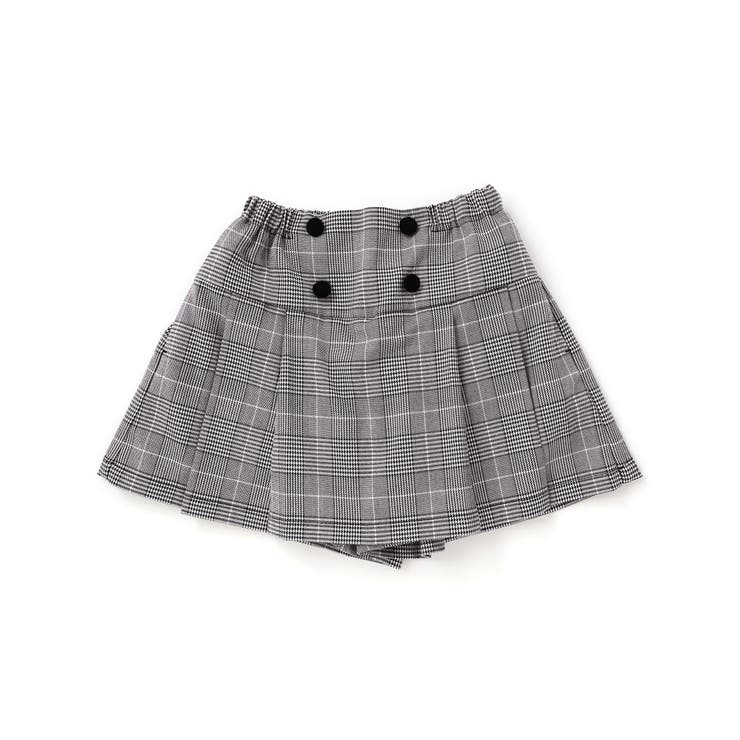 【お揃い】グレンチェックプリーツスカート風ショートパンツ(90~160cm) | BeBe | 詳細画像10