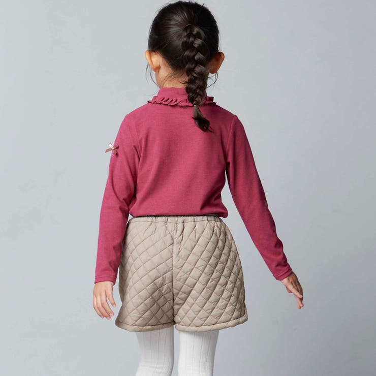 タフタキルティングサイドカットショートパンツ(90~150cm) | BeBe | 詳細画像5 