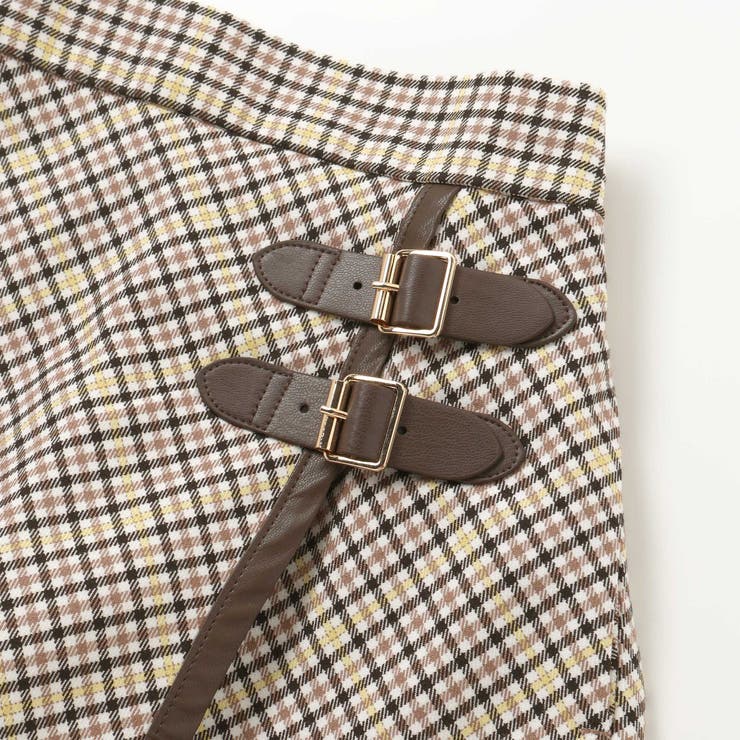 【お揃い】TRチェックパイピングラップスカート風ショートパンツ(100~150c… | BeBe | 詳細画像10 