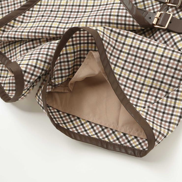 【お揃い】TRチェックパイピングラップスカート風ショートパンツ(100~150c… | BeBe | 詳細画像12 