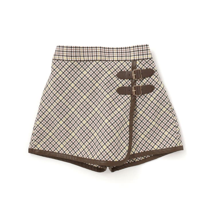 【お揃い】TRチェックパイピングラップスカート風ショートパンツ(100~150c… | BeBe | 詳細画像7 