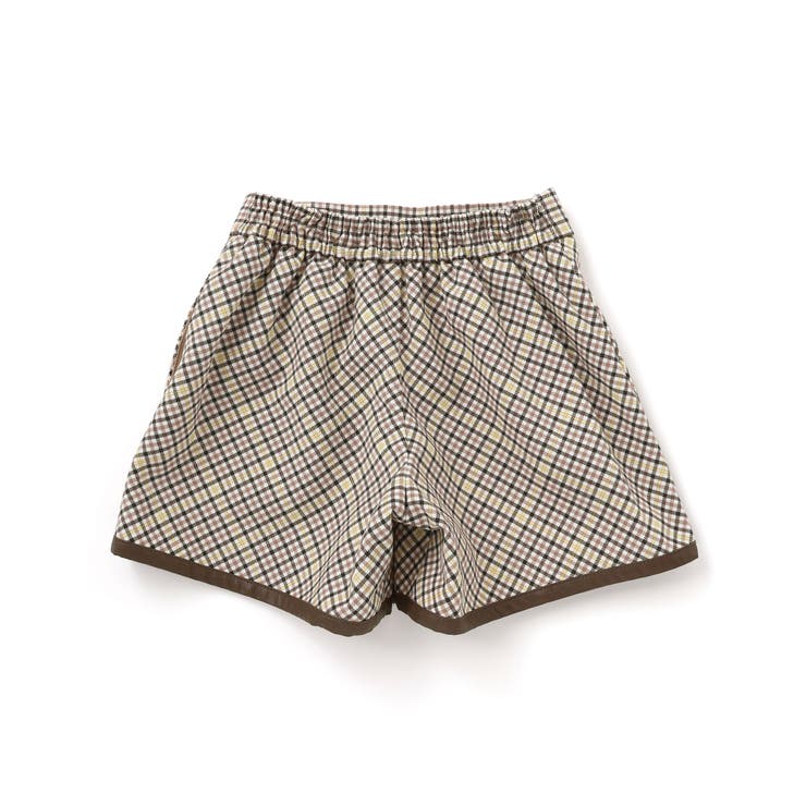 【お揃い】TRチェックパイピングラップスカート風ショートパンツ(100~150c… | BeBe | 詳細画像8 