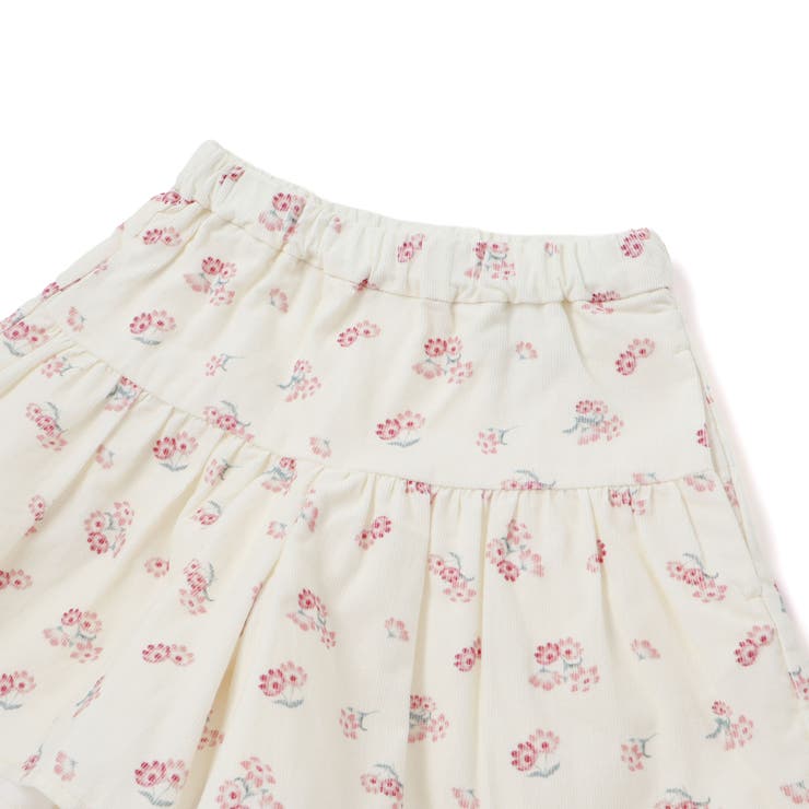 【お揃い】シャツコールGirlyフラワープリントキュロットパンツ(90~150c… | BeBe | 詳細画像10 