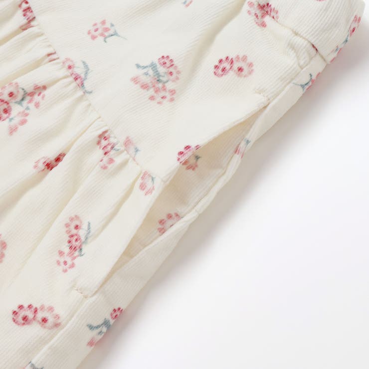 【お揃い】シャツコールGirlyフラワープリントキュロットパンツ(90~150c… | BeBe | 詳細画像12 