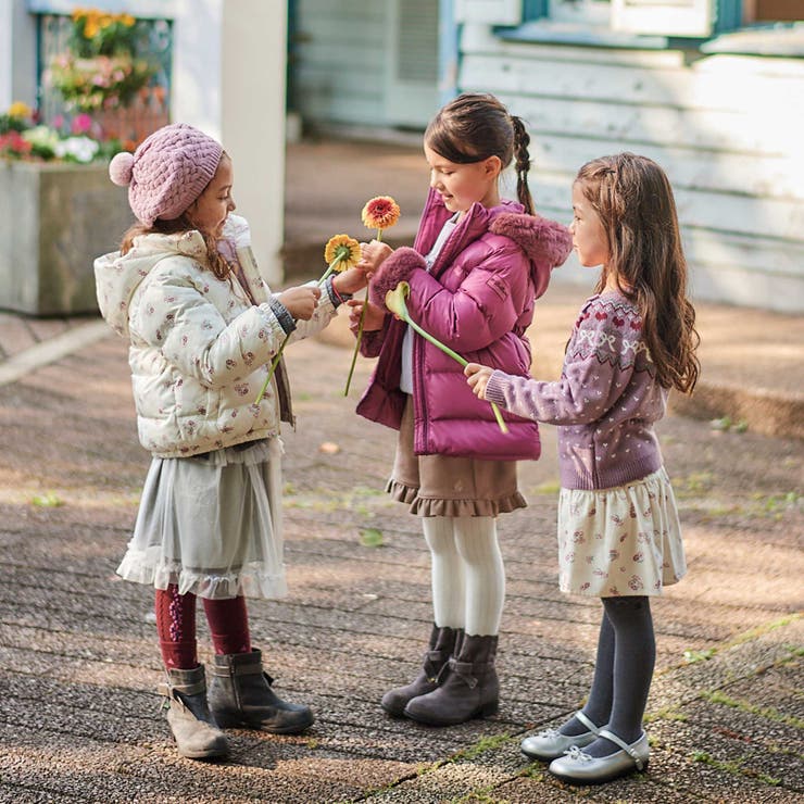 【お揃い】シャツコールGirlyフラワープリントキュロットパンツ(90~150c… | BeBe | 詳細画像7 