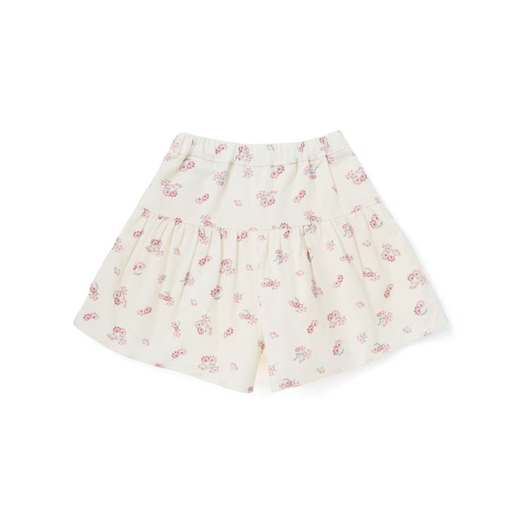 【お揃い】シャツコールGirlyフラワープリントキュロットパンツ(90~150c… | BeBe | 詳細画像9 