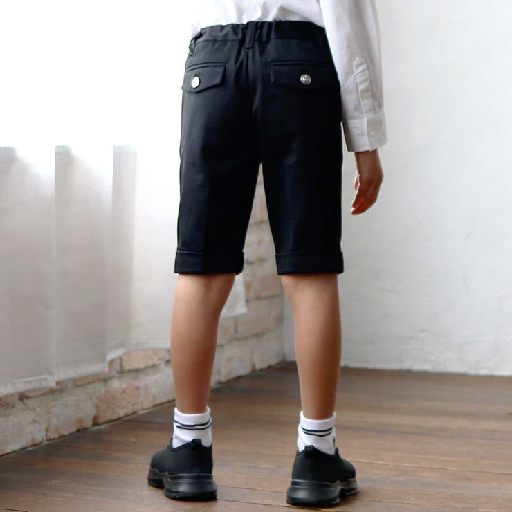 モクロディ裾ダブルハーフパンツ(110~130cm) | BeBe | 詳細画像10 