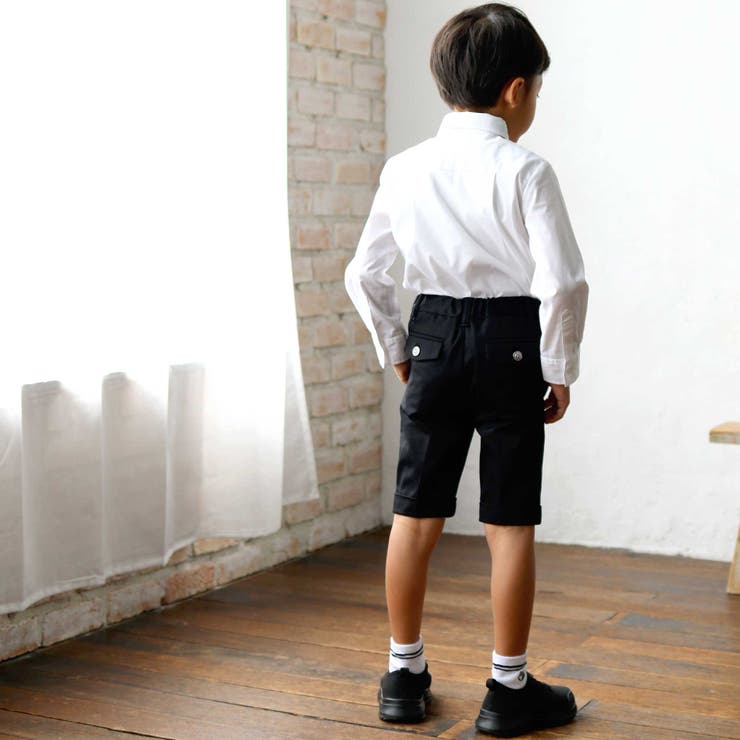 モクロディ裾ダブルハーフパンツ(110~130cm) | BeBe | 詳細画像9 