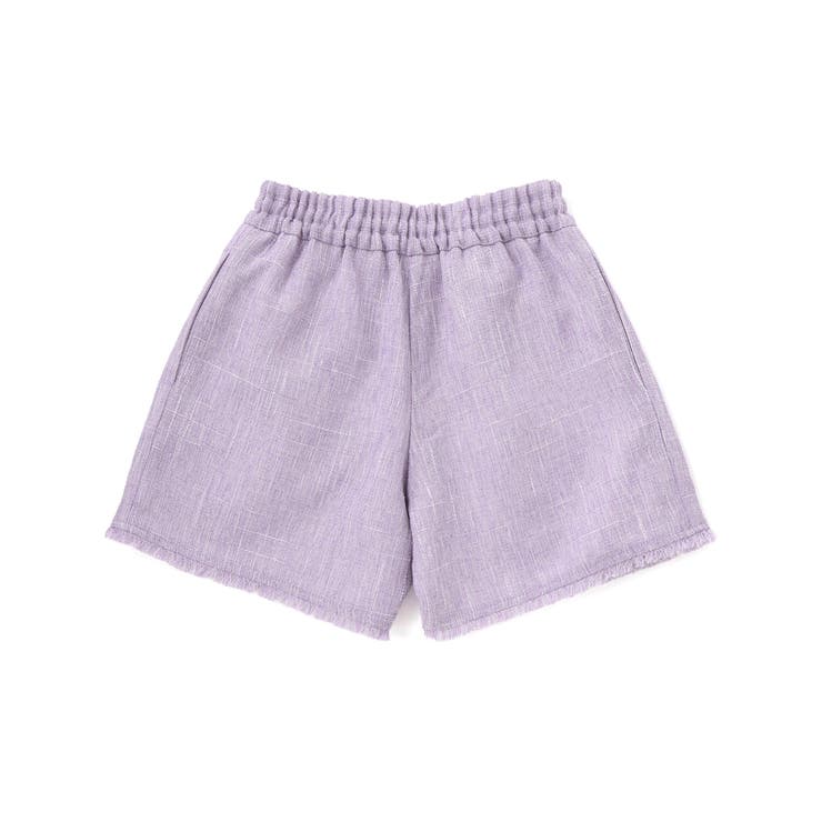 【お揃い】ツイード調フリンジショートパンツ(90~150cm) | BeBe | 詳細画像7 