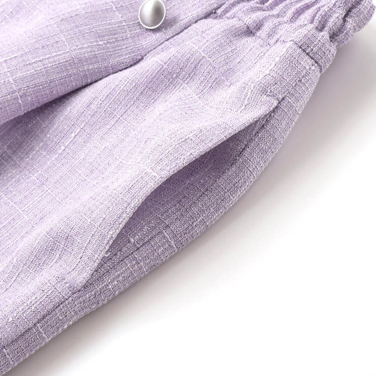 【お揃い】ツイード調フリンジショートパンツ(90~150cm) | BeBe | 詳細画像9 