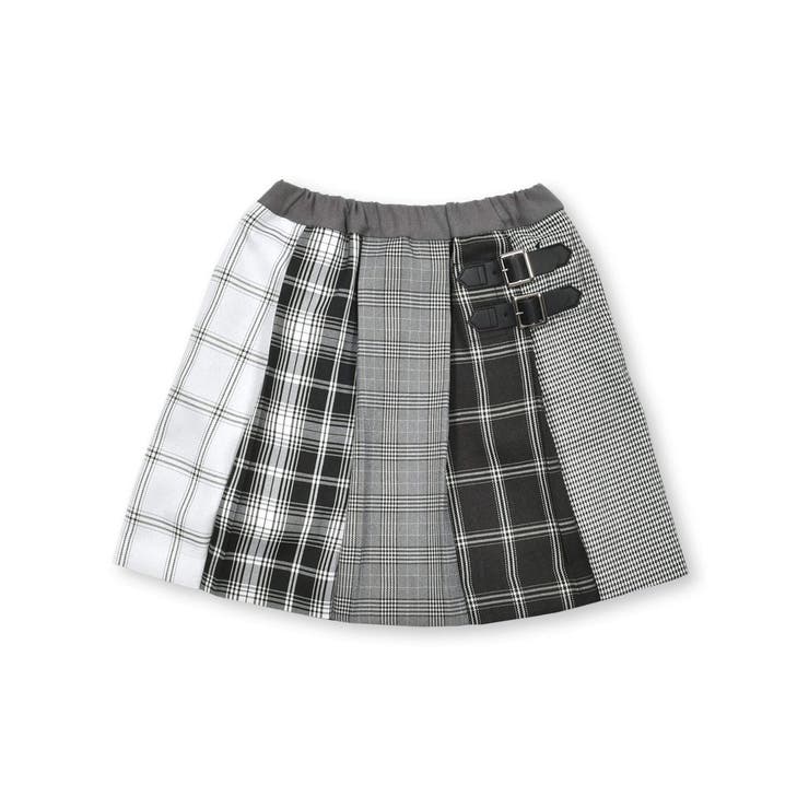 【お揃い】チェック切替スカート(100～150cm) | BeBe | 詳細画像3 