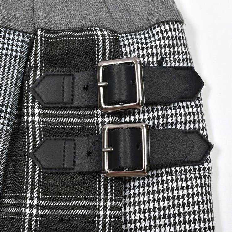 【お揃い】チェック切替スカート(100～150cm) | BeBe | 詳細画像6 