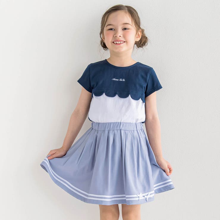 シャンブレーマリンスカート(90~150cm) | BeBe | 詳細画像3 