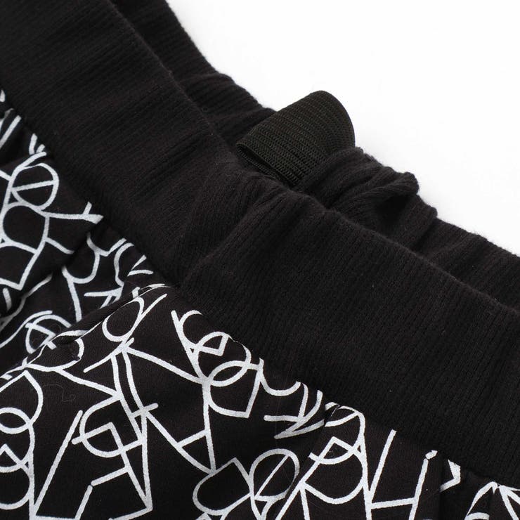 【お揃い】ジオメトリックロゴ総柄ポンチギャザースカート(90~150cm) | BeBe | 詳細画像12 