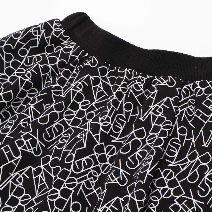 【お揃い】ジオメトリックロゴ総柄ポンチギャザースカート(90~150cm) | BeBe | 詳細画像7 