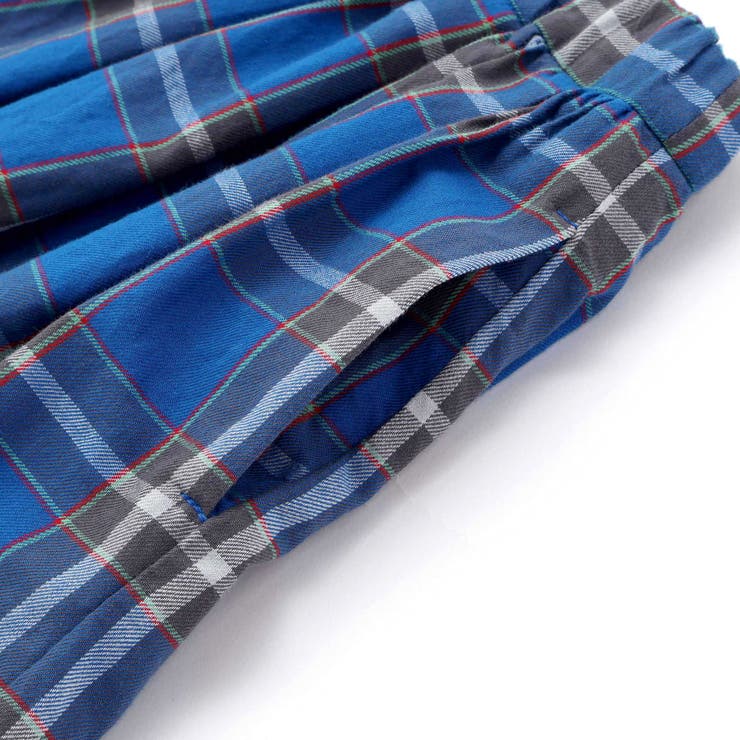 【お揃い】【神戸タータン×BeBe】チェックギャザーインナーパンツ付きスカート(… | BeBe | 詳細画像10 