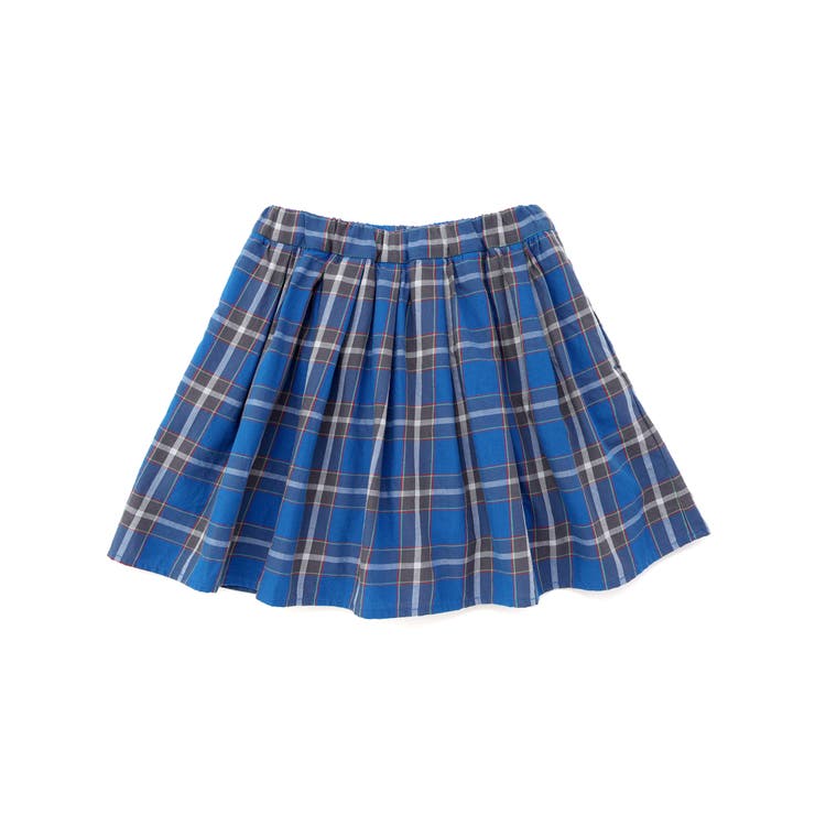 【お揃い】【神戸タータン×BeBe】チェックギャザーインナーパンツ付きスカート(… | BeBe | 詳細画像7 