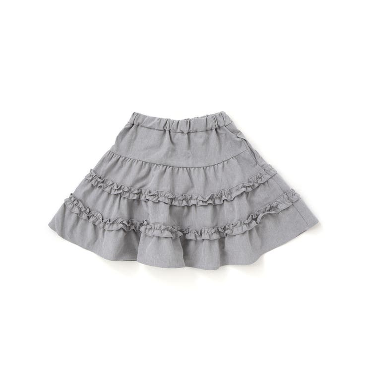 シャンブレーフリルティアードスカート(100~150cm) | BeBe | 詳細画像5 