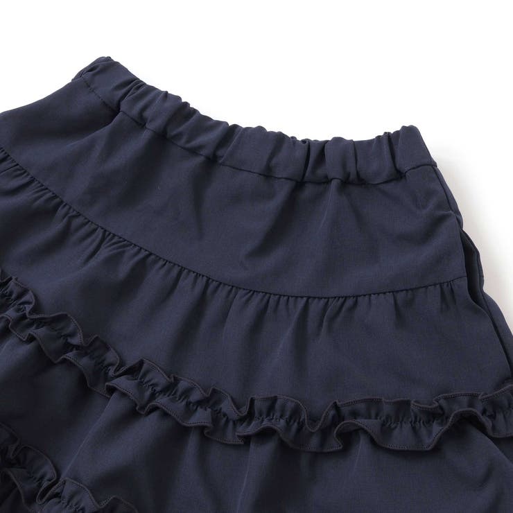 シャンブレーフリルティアードスカート(100~150cm) | BeBe | 詳細画像8 