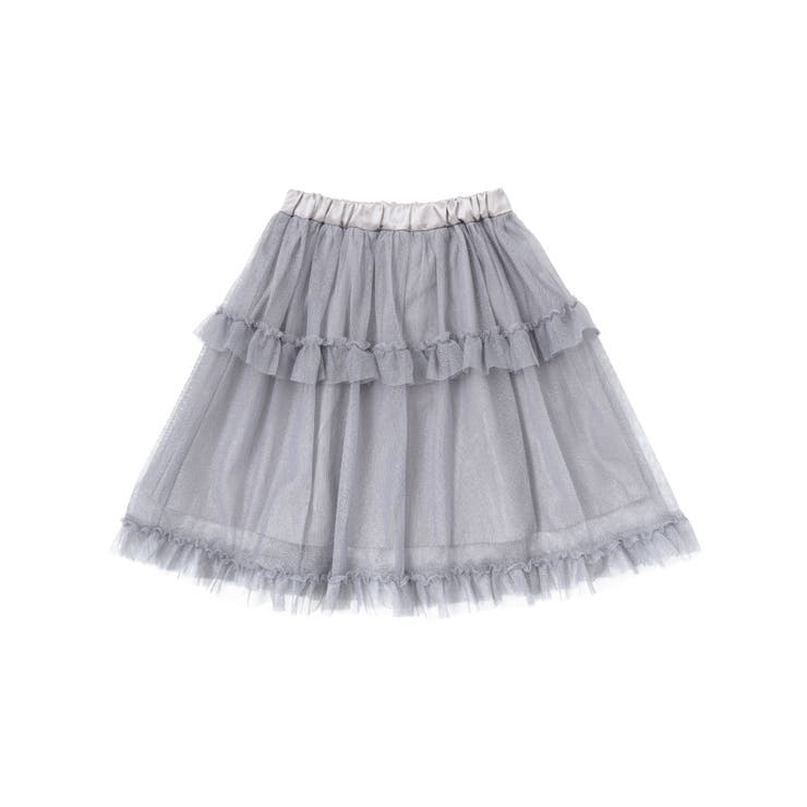 ラメチュールフリルティアードスカート(100~150cm) | BeBe | 詳細画像12 