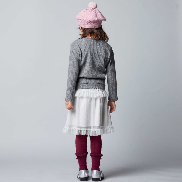 ラメチュールフリルティアードスカート(100~150cm) | BeBe | 詳細画像6 