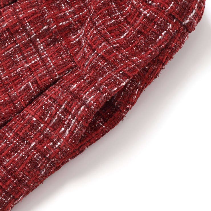 エタンセルラメツイードインナーパンツ付プリーツスカート | BeBe | 詳細画像16 