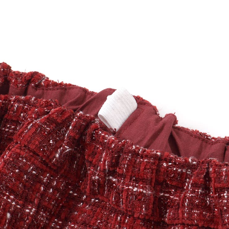 エタンセルラメツイードインナーパンツ付プリーツスカート | BeBe | 詳細画像19 