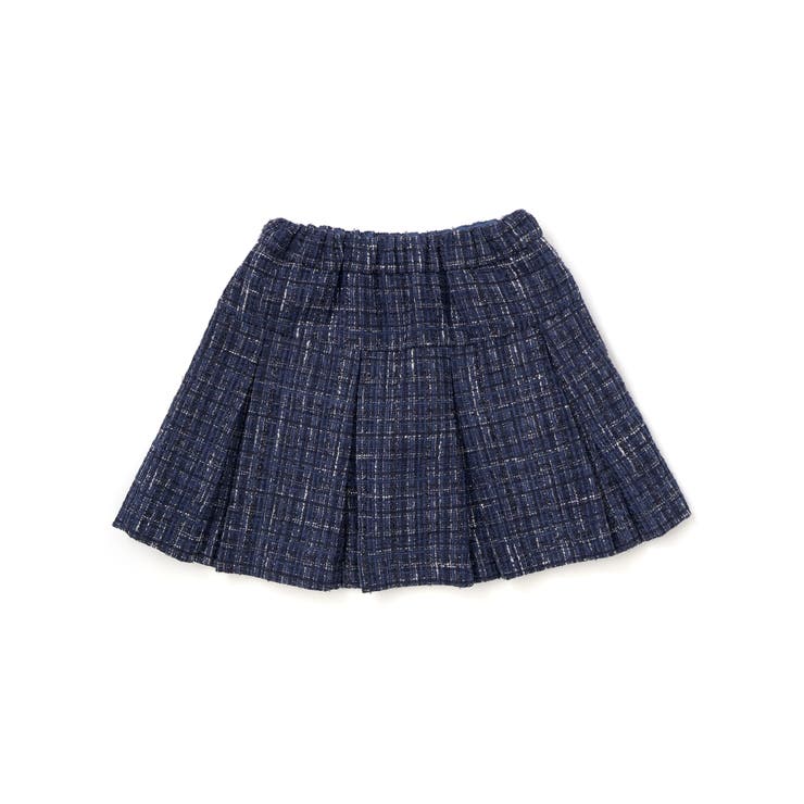 エタンセルラメツイードインナーパンツ付プリーツスカート | BeBe | 詳細画像8 