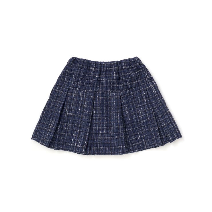 エタンセルラメツイードインナーパンツ付プリーツスカート | BeBe | 詳細画像9 