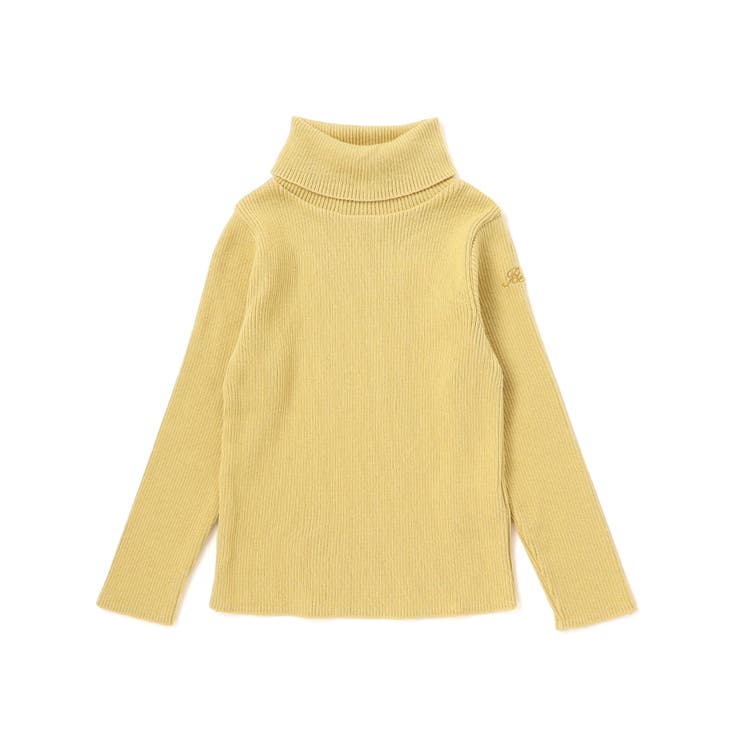 【日本製】リブニットタートルネック(80~150cm) | BeBe | 詳細画像1