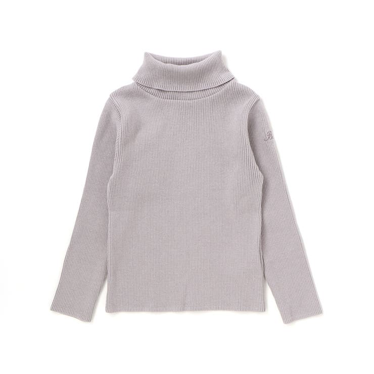 【日本製】リブニットタートルネック(80~150cm) | BeBe | 詳細画像12