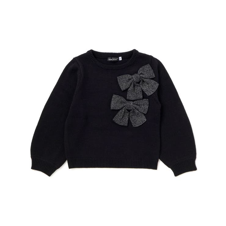 BIGリボンモチーフニットプルオーバー(100~150cm) | BeBe | 詳細画像12 