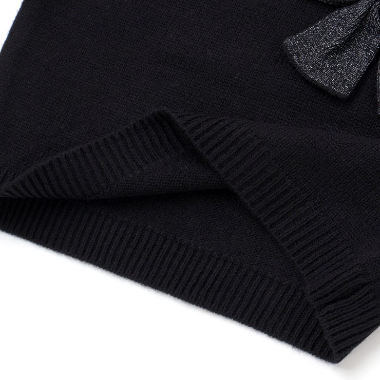 BIGリボンモチーフニットプルオーバー(100~150cm) | BeBe | 詳細画像18 