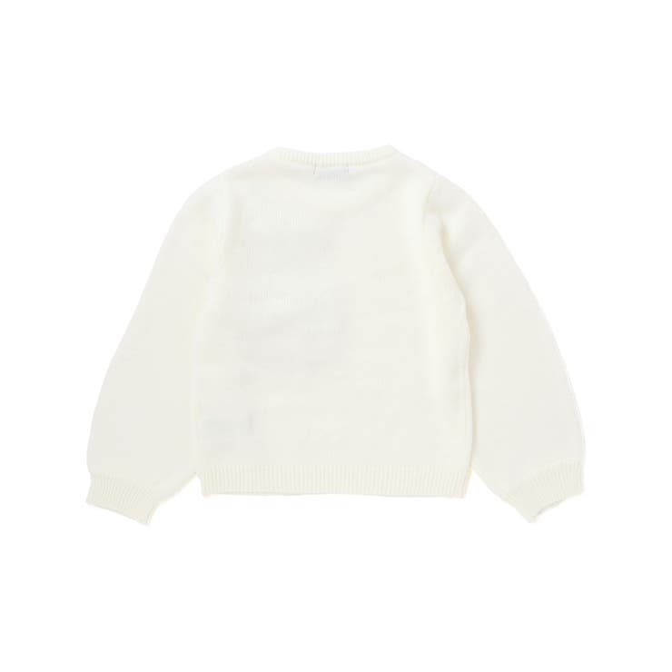 BIGリボンモチーフニットプルオーバー(100~150cm) | BeBe | 詳細画像9 