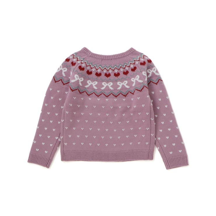 ノルディック求心柄ジャガードニットプルオーバー(90~150cm) | BeBe | 詳細画像11 