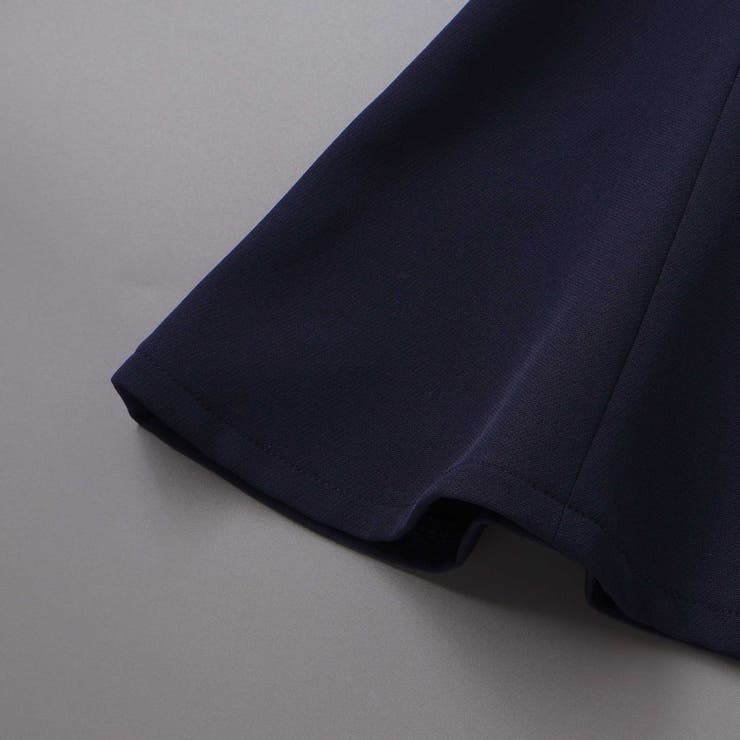 ダブルクロスパールボタンフレアベスト(110~160cm) | BeBe | 詳細画像13 