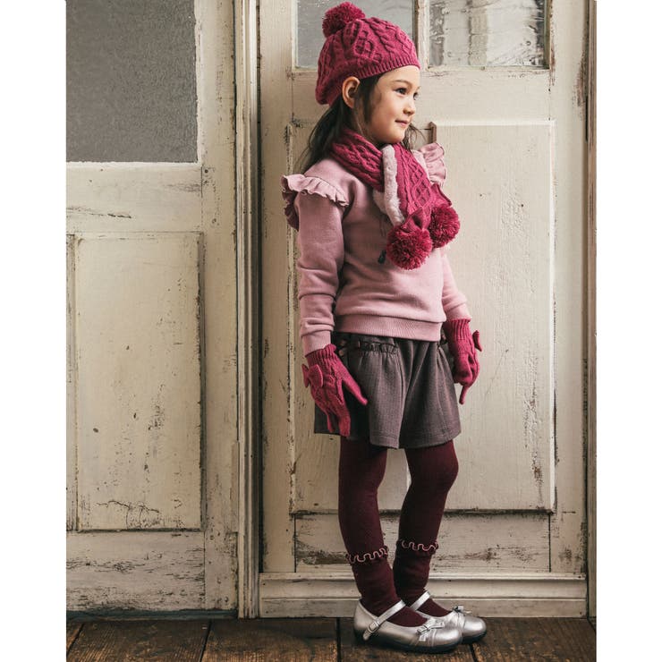 ケーブル 編み ニット ベレー (48~59cm) | BeBe | 詳細画像4