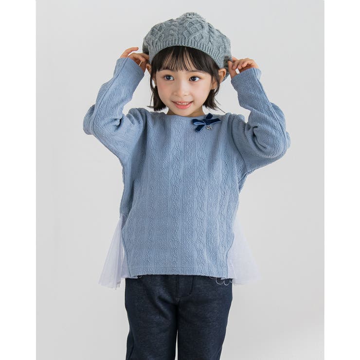 ケーブル 編み ニット ベレー (48~59cm) | BeBe | 詳細画像6