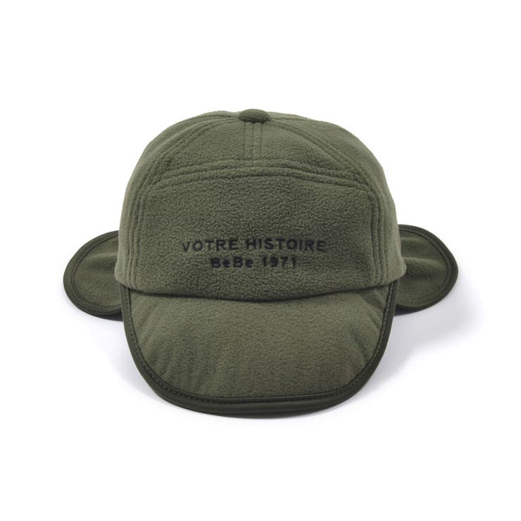 フリースロゴ刺しゅうフライトキャップ(50~54cm) | BeBe | 詳細画像2 